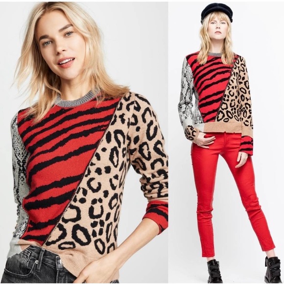 Zadig & Voltaire Animal Print Sweater - Picture 2 of 10